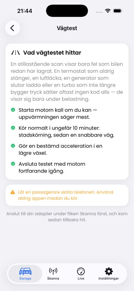 Provkörning